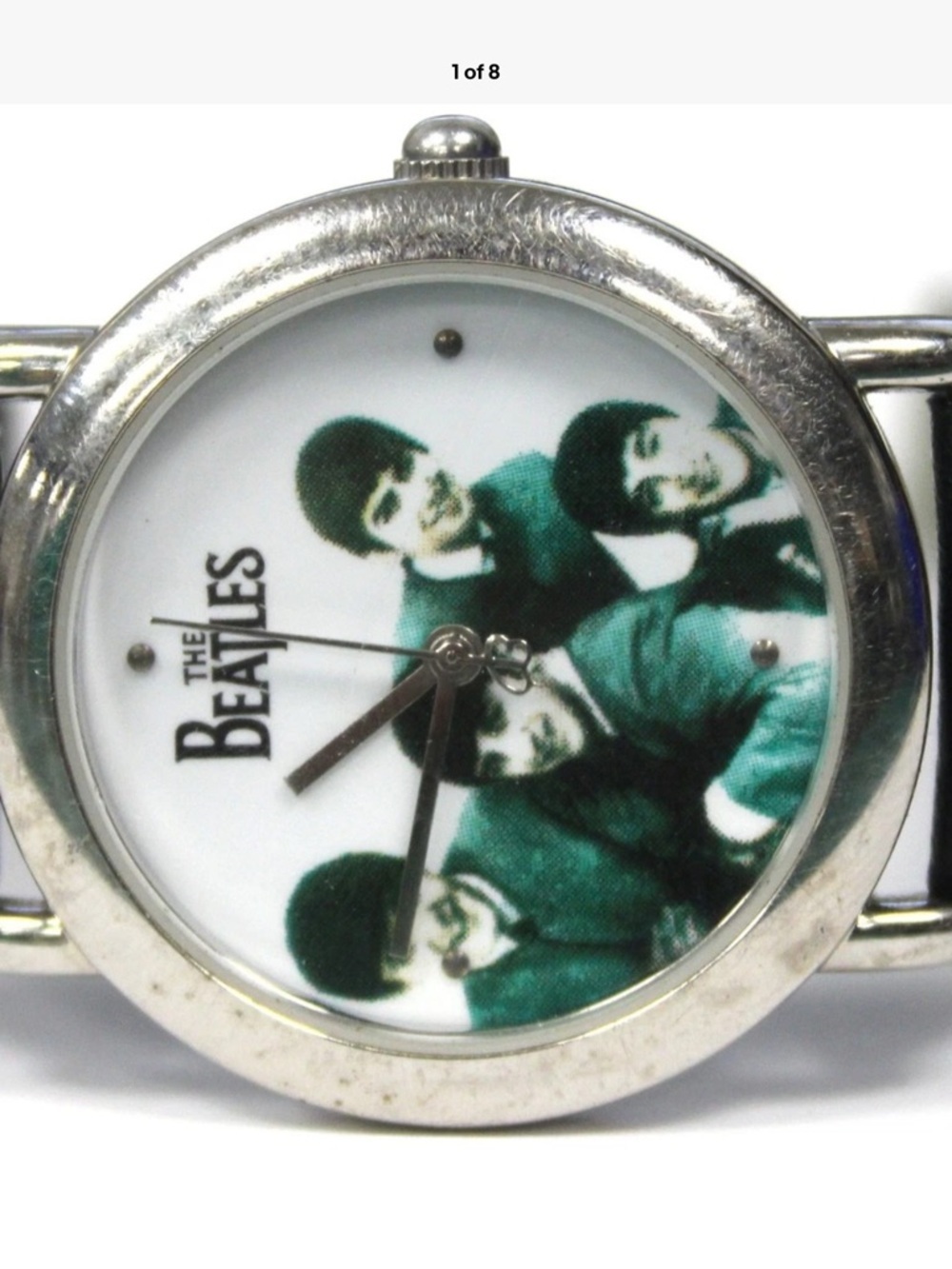 The Beatles Apple Watch ⌚️ with wooden guitar shaped case